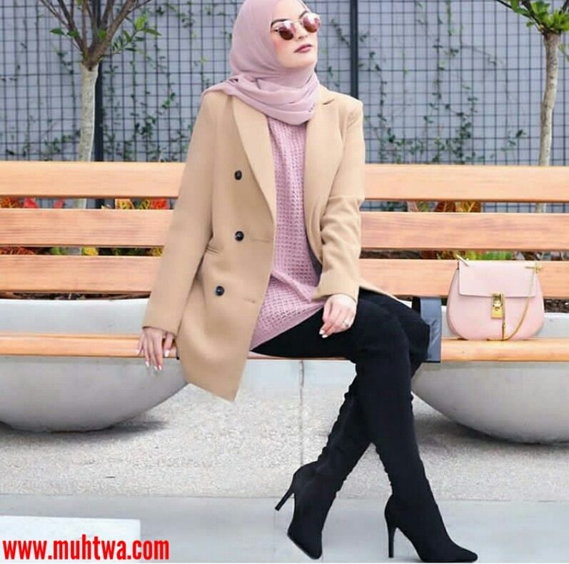 أزياء محجبات تركية شتوية