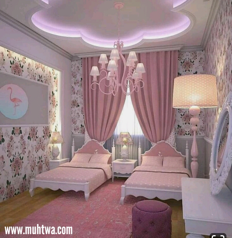 اشكال دهانات غرف نوم بنات