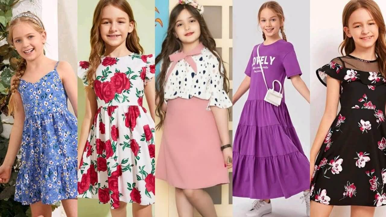 موديلات فساتين أطفال
