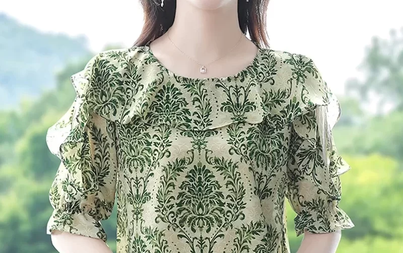 صور بلوزات شيفون موضة