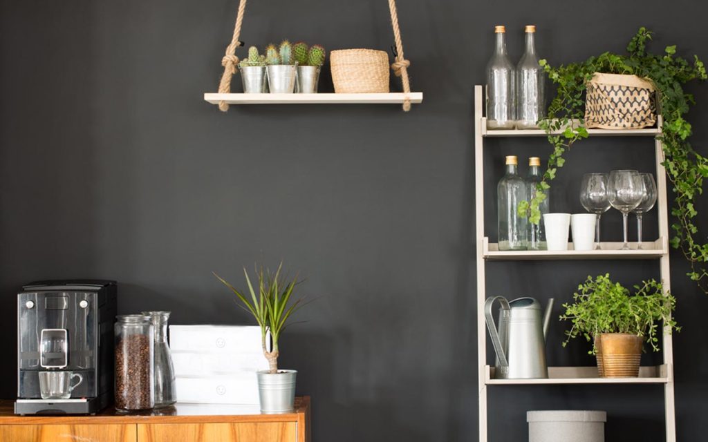 ديكور ركن القهوة في المنزل