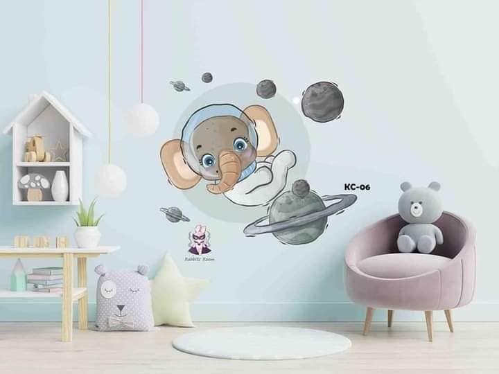 صور ديكورات ورق حائط غرف الأطفال