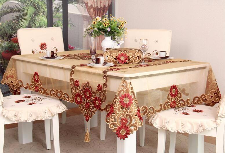 صور موديلات مفارش سفرة جديدة 2025