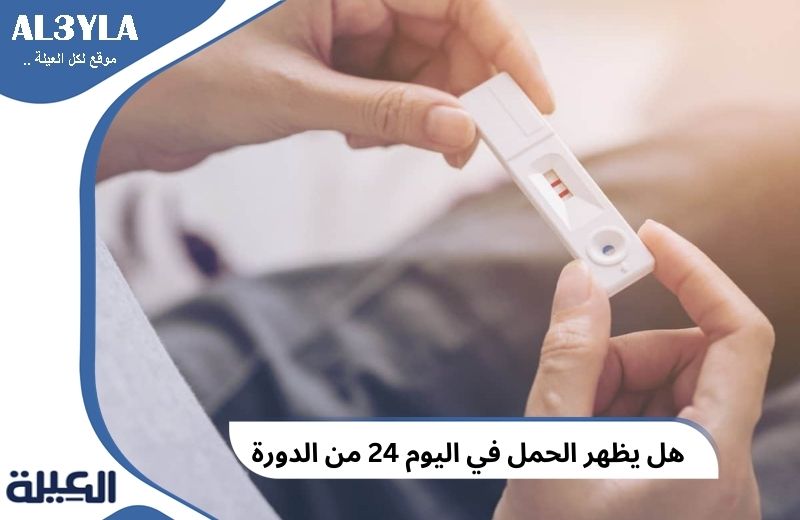 هل يظهر الحمل في اليوم 24 من الدورة