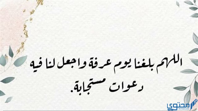 دعاء تحقيق الامنيات في يوم عرفه