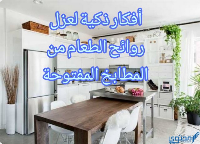 عزل روائح الطعام من المطابخ المفتوحة