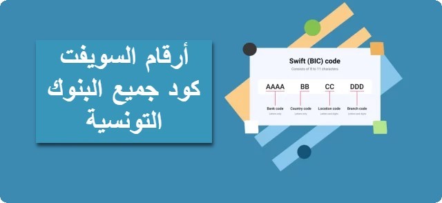 ارقام السويفت كود لـ البنوك التونسية