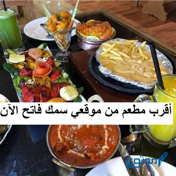 اقرب مطعم من موقعي سمك فاتح الان
