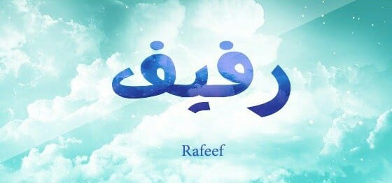 معني اسم رفيف بالتفاصيل (Rafef)