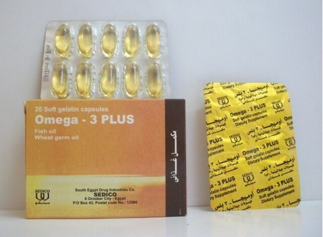 أوميجا 3 بلس كبسولات مكمل غذائى Omega 3 Plus Capsules