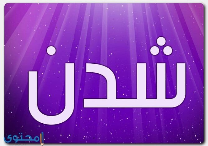 معنى اسم شدن وصفات حامل الاسم Shadan