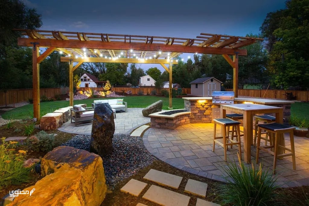 أجمل صور حدائق منزلية صغيرة خارجية 2025
