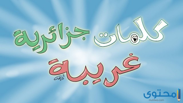 كلمات جزائرية