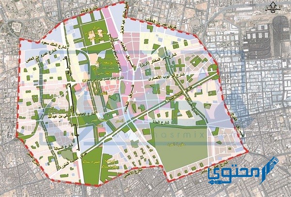 الأحياء التي سيتم إزالتها في الرياض