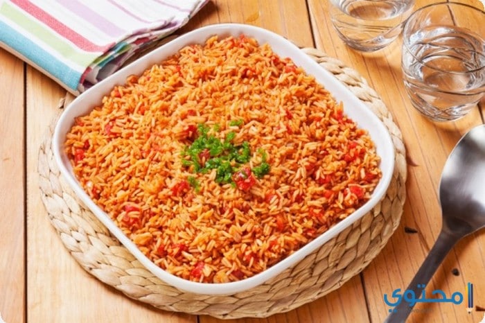 طريقة عمل الأرز الحار بالطماطم