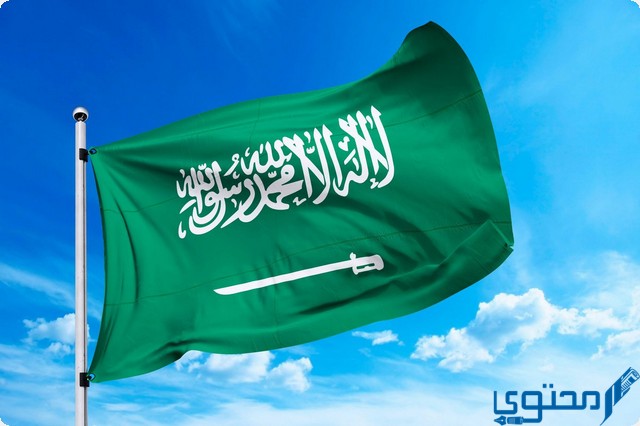 الشكل الأخير للعلم السعودي