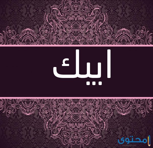 معنى اسم أيبك