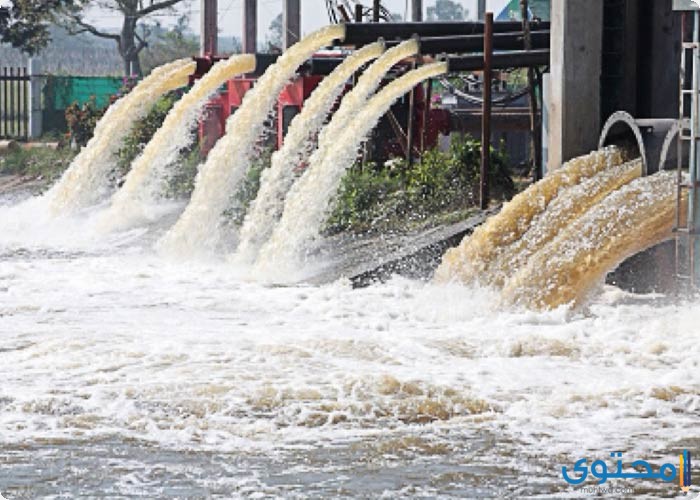 مصادر تلوث المياه