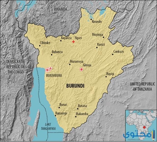 محافظات جمهورية بوروندي