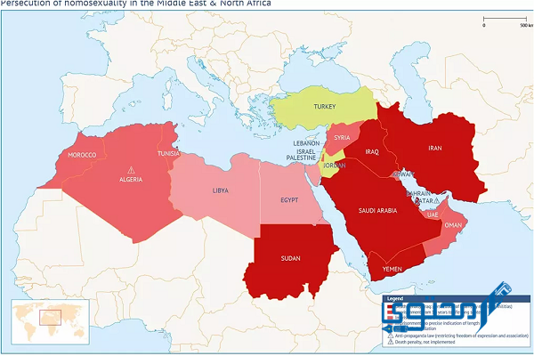 ترتيب الدول من حيث عدد الشواذ