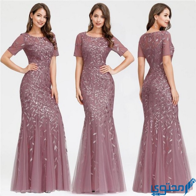 تصاميم فساتين دانتيل