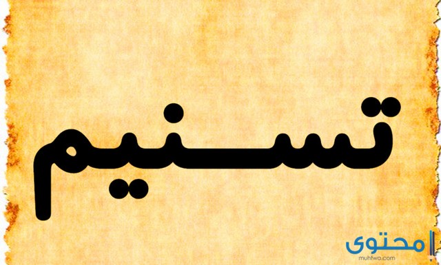 تهنئة عيد ميلاد باسم تسنيم