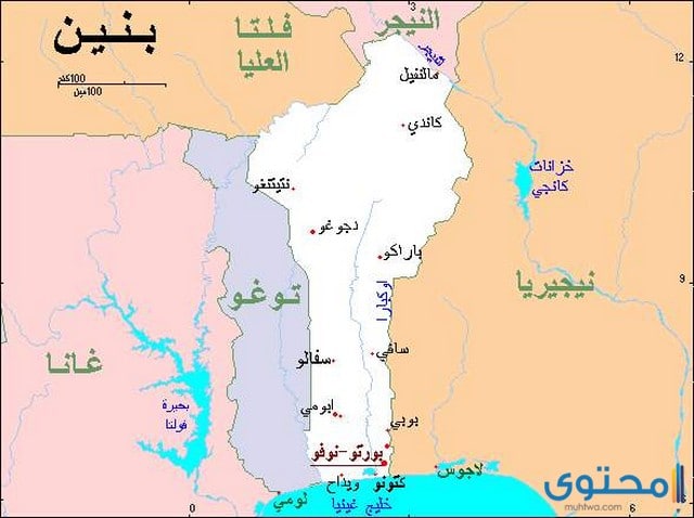 أسماء المناطق الإدارية في بنين