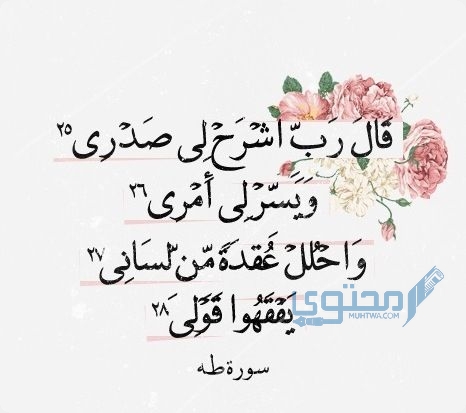 دعاء سيدنا موسى