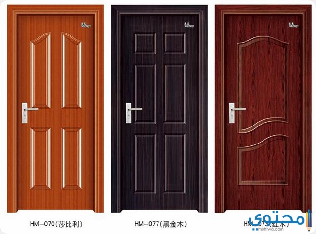 ديكور أبواب خشب