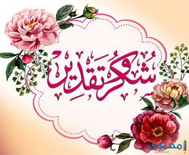 شهادات شكر وتقدير