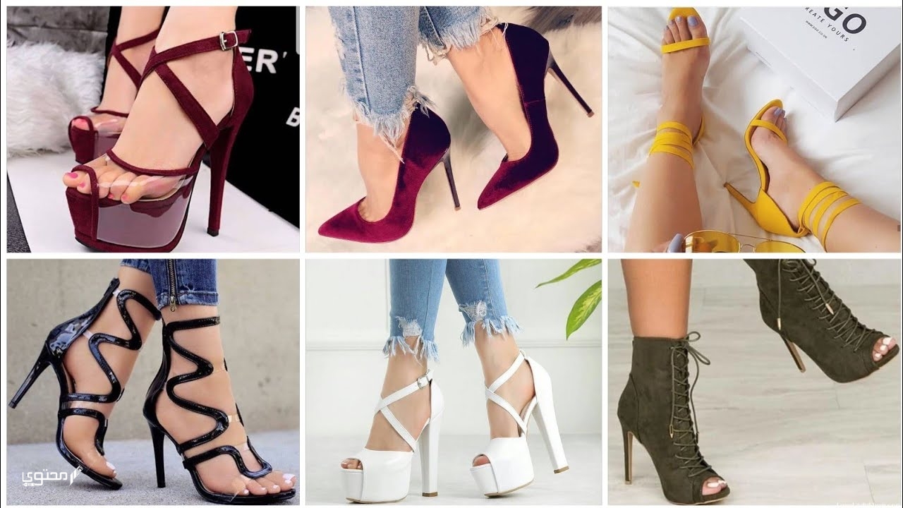 موضة أحذية صيف 2025 للبنات كعب جديدة