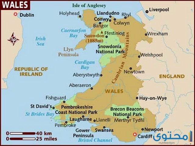 مناطق دولة ويلز